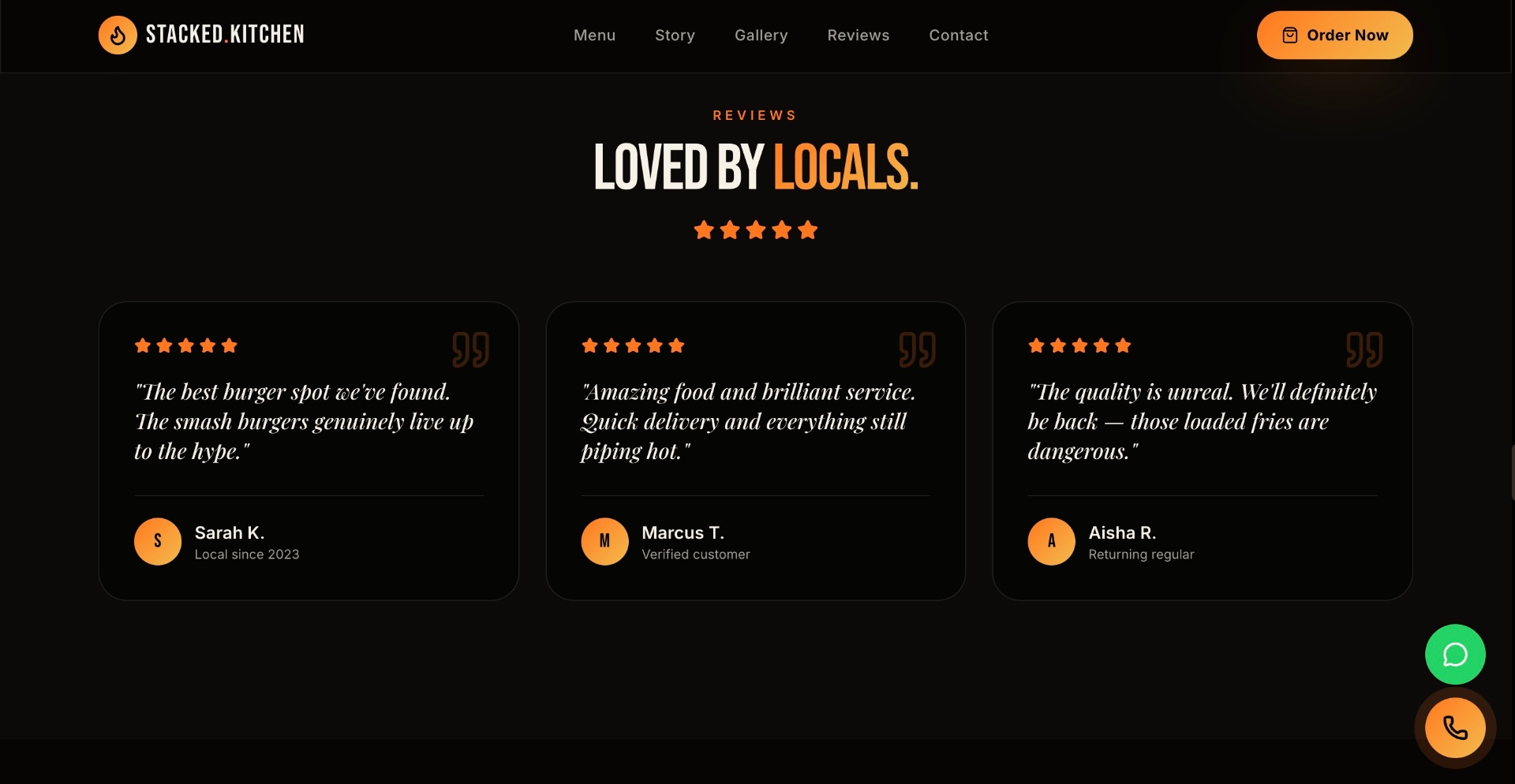 Stacked Kitchen — reviews, loved by locals